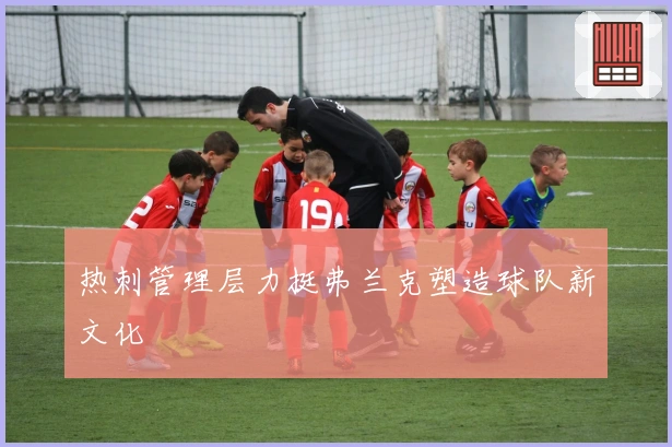 热刺管理层力挺弗兰克塑造球队新文化